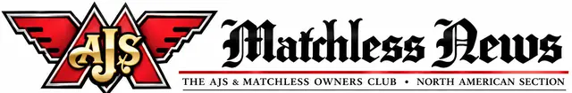 AJS emblem and Matchless News wordmark – The AJS & Matchless Owners Club, North American Section